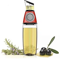 Пресс-дозатор PRESS & MEASURE для масла и уксуса (бутылка стеклянная) 500 мл