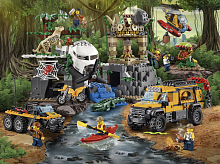 Конструктор CITY "База исследователей джунглей" 6098, 813 деталей