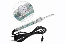 Паяльник электрический "ПОМОЩНИК" PM-INP30, жало Ø 7,4 мм, 220B, 60Вт, терморегулятор, заземление