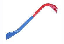 Гвоздодер из углеродистой стали, сине-красная ручка, длина 30 см