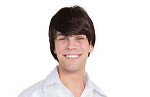 Парик Шатена 60-х годов BW941, коричневый полиэстер, длина 15 см