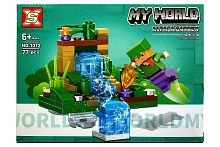 Конструктор SX MY WORLD "Сад Альпака 8в1" 1072, 64-81 деталей ЦЕНА ЗА 1 ШТУКУ!