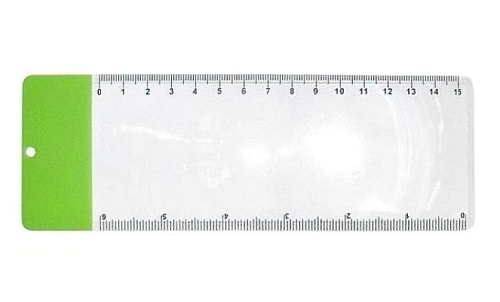 Лупа - Линейка 15 см Лупа - Линейка 15 см