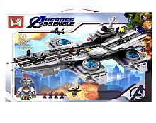 Конструктор MG HEROES ASSEMBLE "Мстители: Летающий авианосец Геликарриер" MG306, 778 деталей