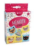 Настольная игра карточная "МЕМОРИ КОТИКИ" 4+