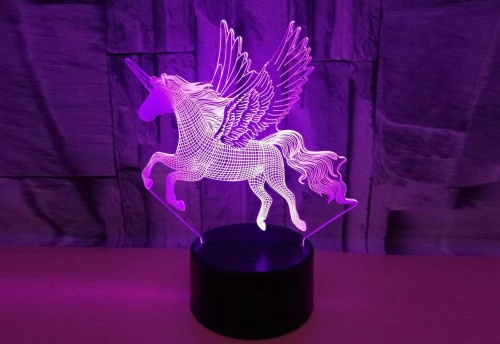Светильник ночник "Единорог" на подставке Светильник ночник "Единорог" на подставке
