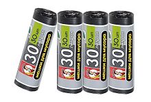 Мешки для мусора ЭКОНОМ 30 литров, 6 мкн, 30 шт/уп.