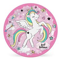 Тарелки НАБОР Единорог, бумажные Ø18 см, 6 шт/уп