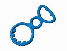 Игрушка для собак Перетяжка, синяя, 18.5х9 см