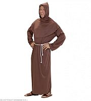 Костюм Монаха коричневый (туника с капюшоном, пояс) 39022, полиэстер, размер M