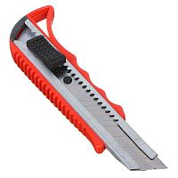 Нож сегментный с фиксатором HEADMAN, лезвия 18 мм х 0,4 мм 