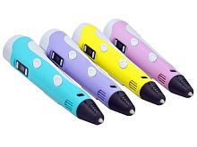 3D ручка второго поколения 3D Pen-2 (ручка, блок питания, подставка, инструкция)