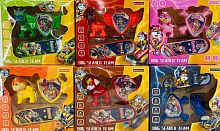 Щенячий патруль Герой + скейтборд и нагрудный значок DOG SEARCH TEAM ЦЕНА ЗА 1 ШТУКУ !!!