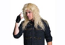 Парик Рок-звезды блонди (BW562), белый полиэстер, без размера