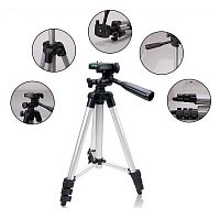 Штатив трипод TRIPOD с держателем смартфона, высота 345 - 1020 мм 