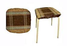 Чехол на табурет на резинке мягкий