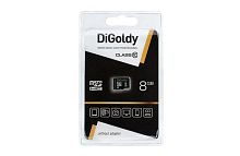 Карта памяти DiGoldy MicroSDHC 8Gb Class 10 без адаптера