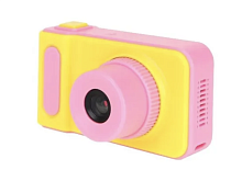 Детский фотоаппарат Camera Kids "Summer Vacation", 3Мп, гибридный автофокус, розовый