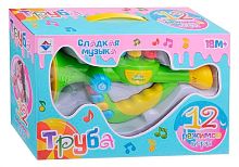 Труба музыкальная Little Trumpet детская, 12 режимов игры, 32*19*10 см