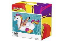 Надувной матрас-плот для плавания BESTWAY "ЕДИНОРОГ" с ручками 224х164см, до 90кг, уп.3