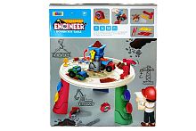Стол со строительными инструментами НАБОР ENGINEER COLOR DOUGH, 36 предметов