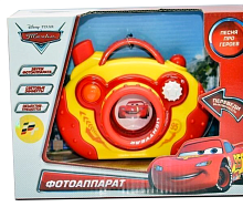 Фотоаппарат Тачки, интерактивная игрушка, пластик, 11x14 см, от 3 лет