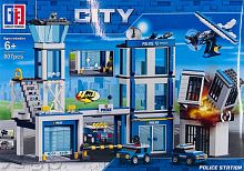 Конструктор GF CITY "Нападение на полицейский участок" 123-555, 807 деталей