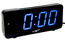 Часы настольные электронные VST-732-5 синие цифры